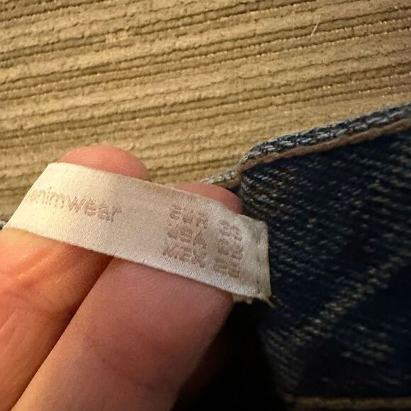 Zara trafaluc distressed denim shorts size 6 - Picture 3 of 7